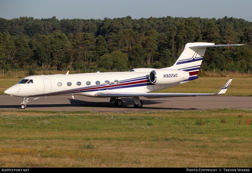 Aircraft Photo of N922WC | Gulfstream Aerospace G-V-SP Gulfstream G550 | AirHistory.net #171246