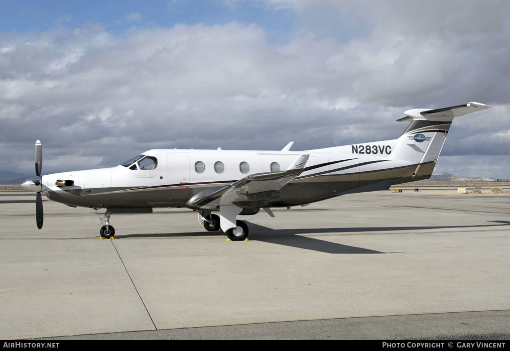 Aircraft Photo of N283VC | Pilatus PC-12/45 | Steelman Aviation | AirHistory.net #171289