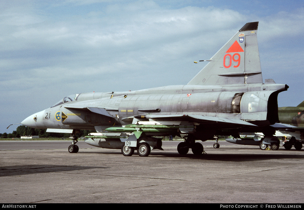 Aircraft Photo of 37362 | Saab JA37D Viggen | Sweden - Air Force | AirHistory.net #171298