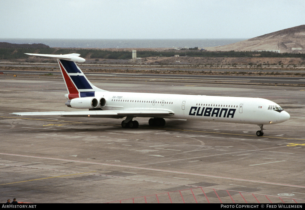 Aircraft Photo of CU-T1217 | Ilyushin Il-62M | Cubana | AirHistory.net #171303