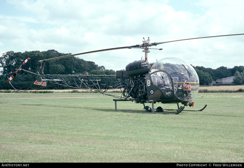 Aircraft Photo of XT131 | Agusta AB-47G-3 Sioux AH.1 | UK - Army | AirHistory.net #171306