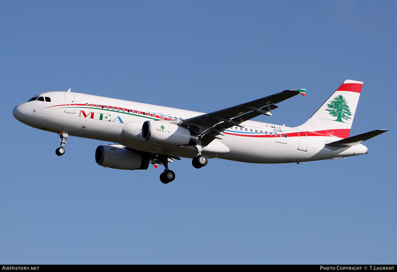 Aircraft Photo of F-WWIC | Airbus A320-232 | MEA - Middle East Airlines | AirHistory.net #171314