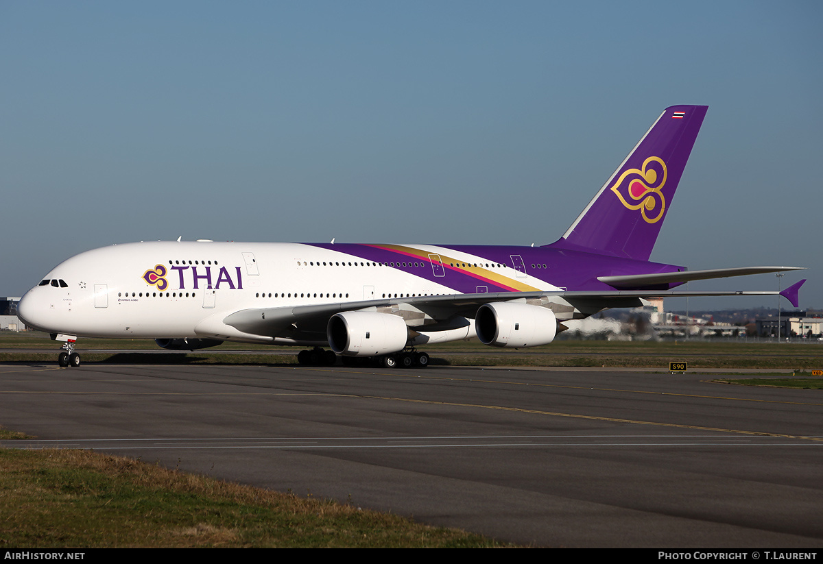 Aircraft Photo of F-WWAT | Airbus A380-841 | Thai Airways International | AirHistory.net #171316