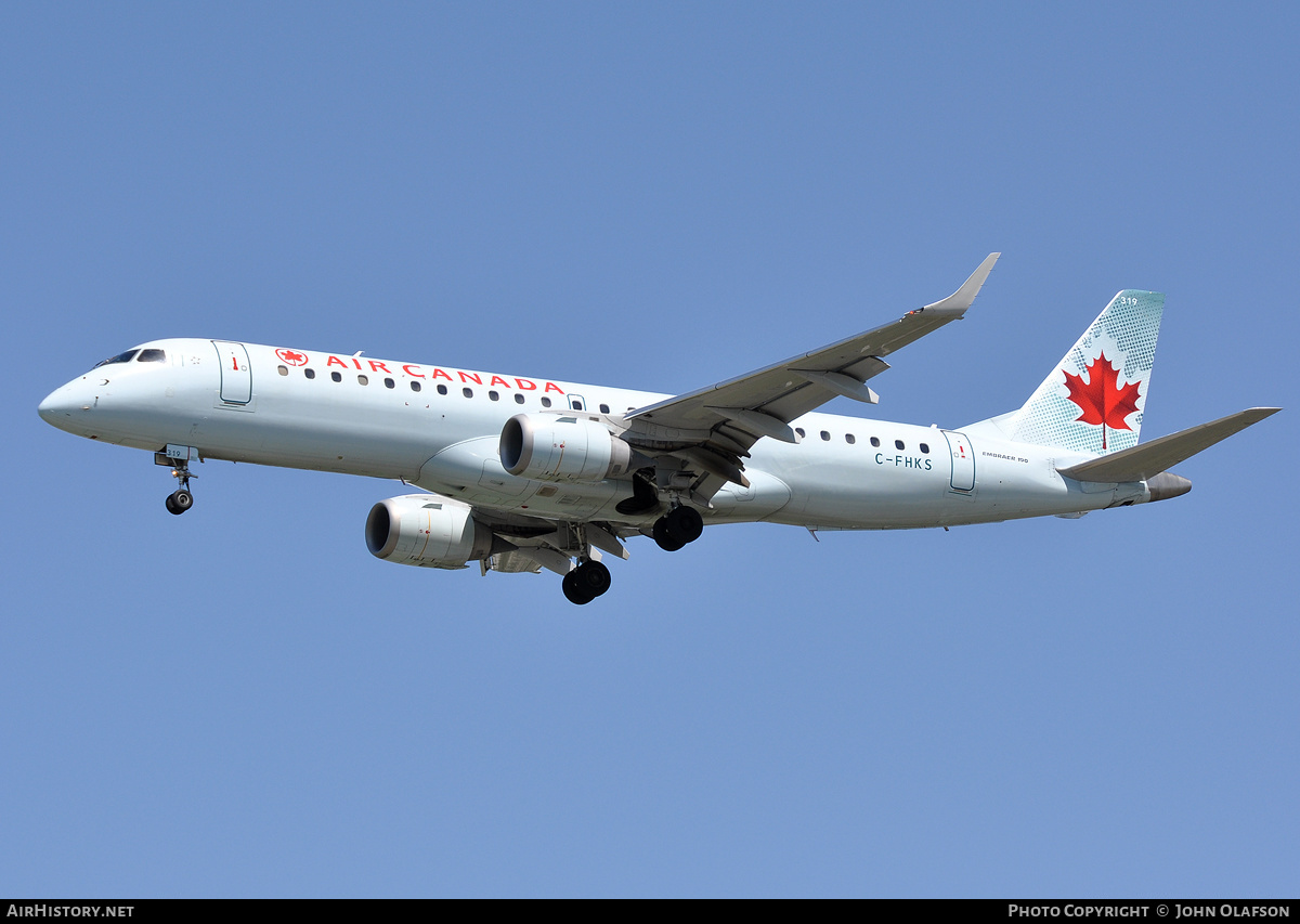 Aircraft Photo of C-FHKS | Embraer 190AR (ERJ-190-100IGW) | Air Canada | AirHistory.net #171322