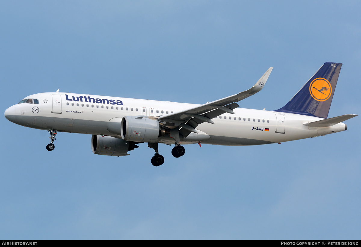 Aircraft Photo of D-AINE | Airbus A320-271N | Lufthansa | AirHistory.net #171350
