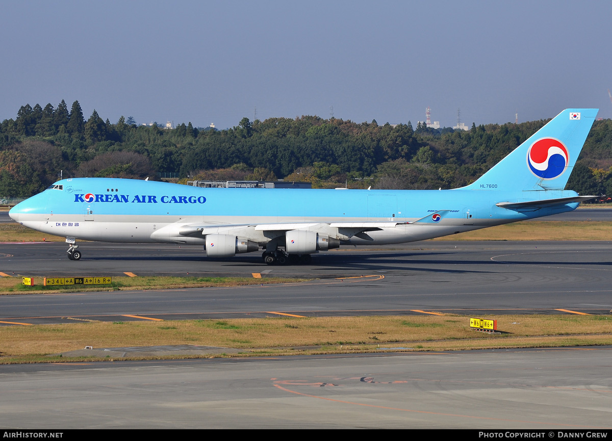 Aircraft Photo of HL7600 | Boeing 747-4B5F/ER/SCD | Korean Air Cargo | AirHistory.net #171367
