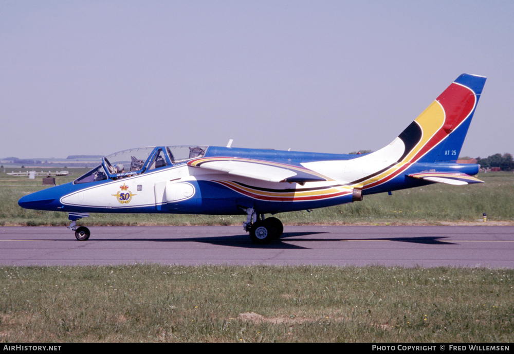 Aircraft Photo of AT25 | Dassault-Dornier Alpha Jet 1B | Belgium - Air Force | AirHistory.net #171386