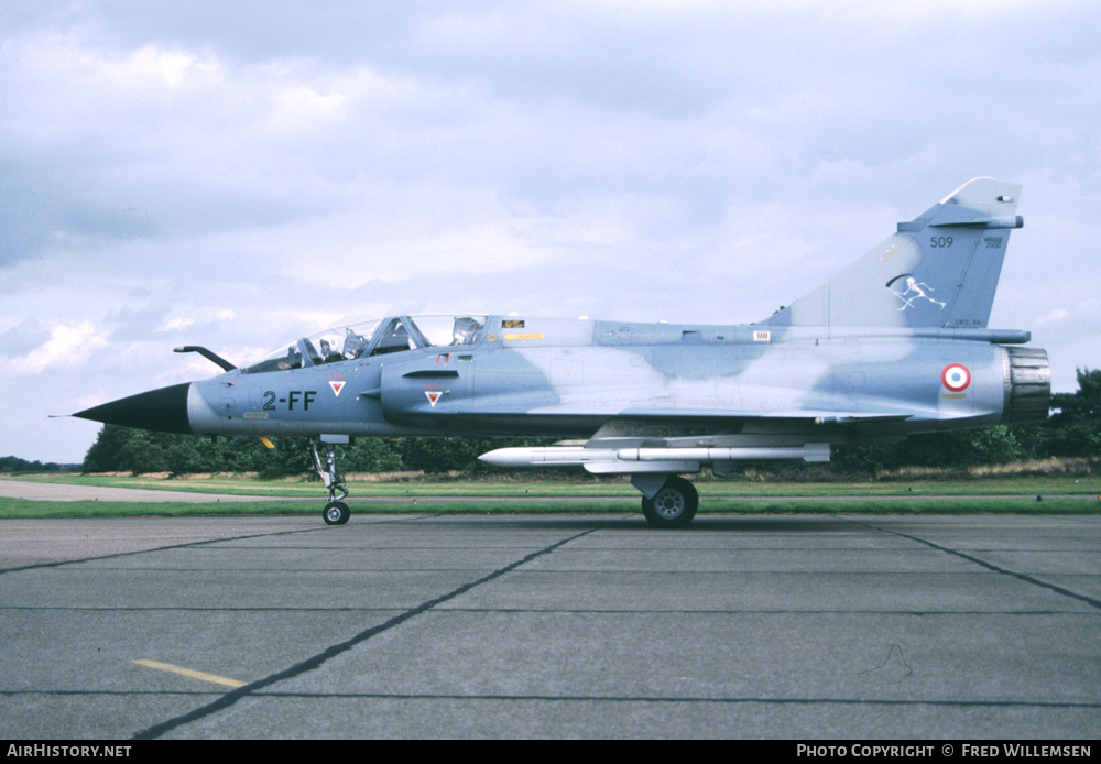 Aircraft Photo of 509 | Dassault Mirage 2000B | France - Air Force | AirHistory.net #171396