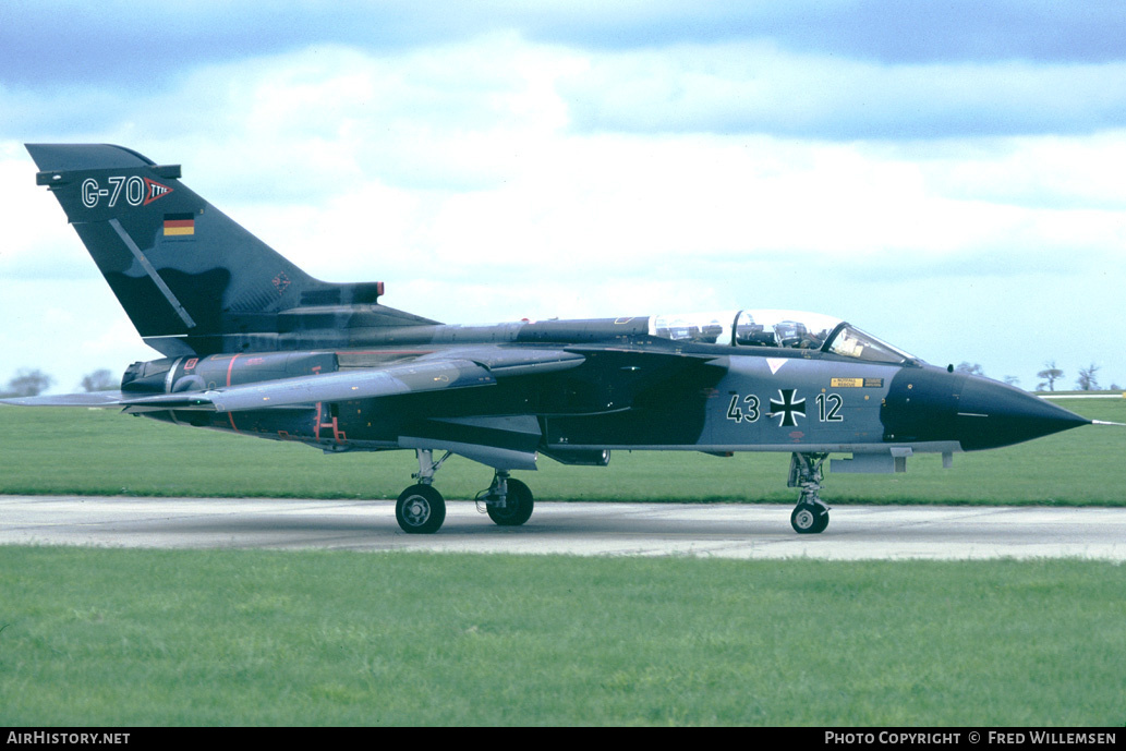 Aircraft Photo of 4312 | Panavia Tornado IDS | Germany - Air Force | AirHistory.net #171409
