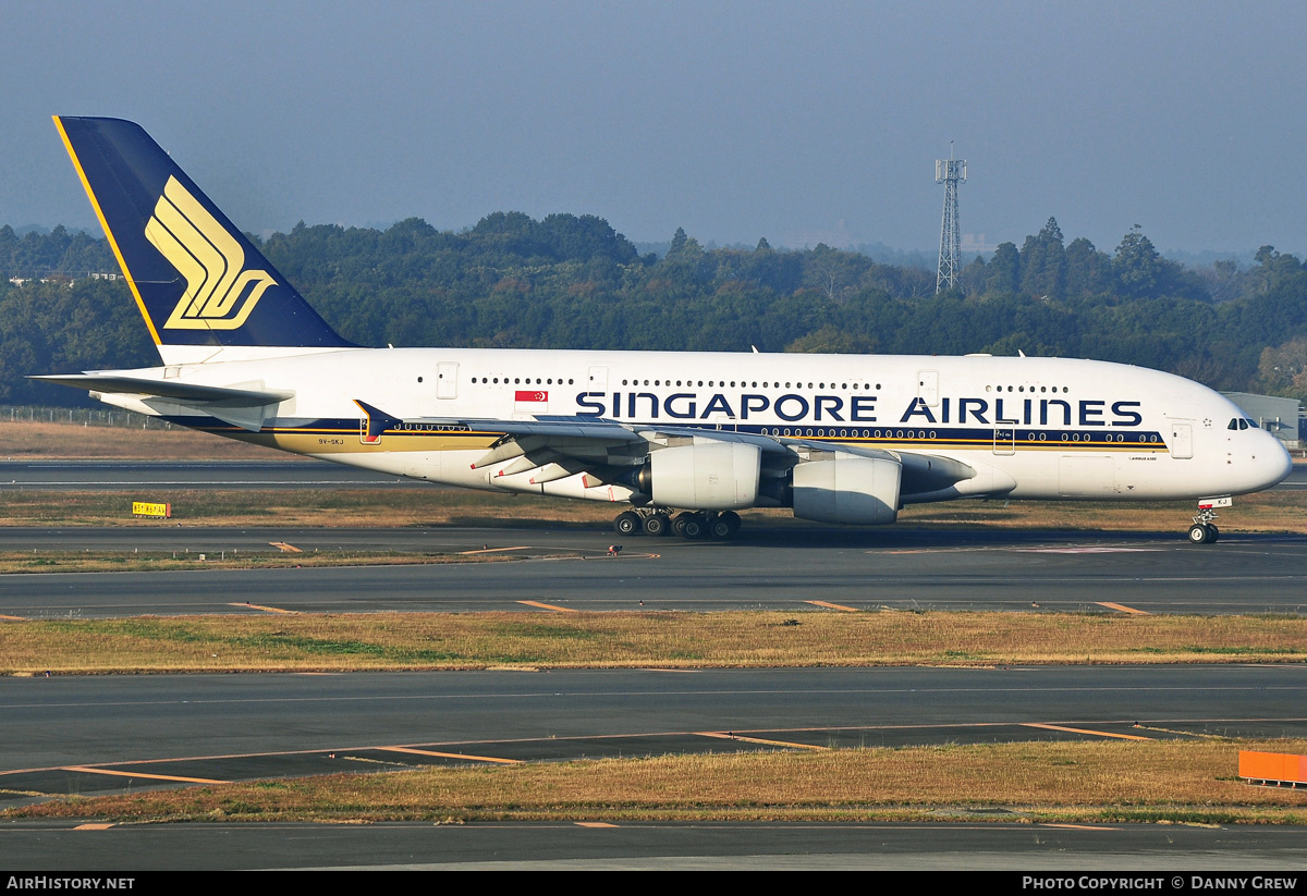 Aircraft Photo of 9V-SKJ | Airbus A380-841 | Singapore Airlines | AirHistory.net #171435