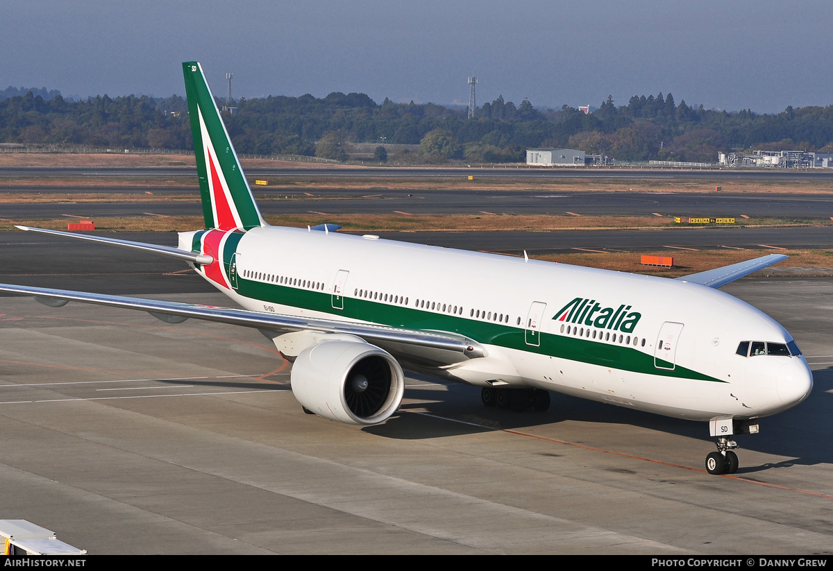 Aircraft Photo of EI-ISD | Boeing 777-243/ER | Alitalia | AirHistory.net #171455