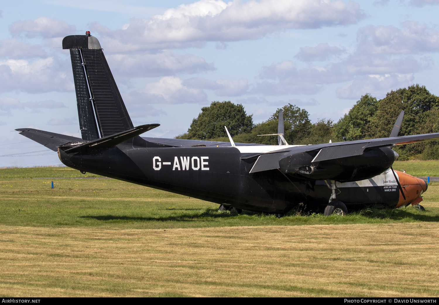 Aircraft Photo of G-AWOE | Aero 680E Commander | AirHistory.net #171484