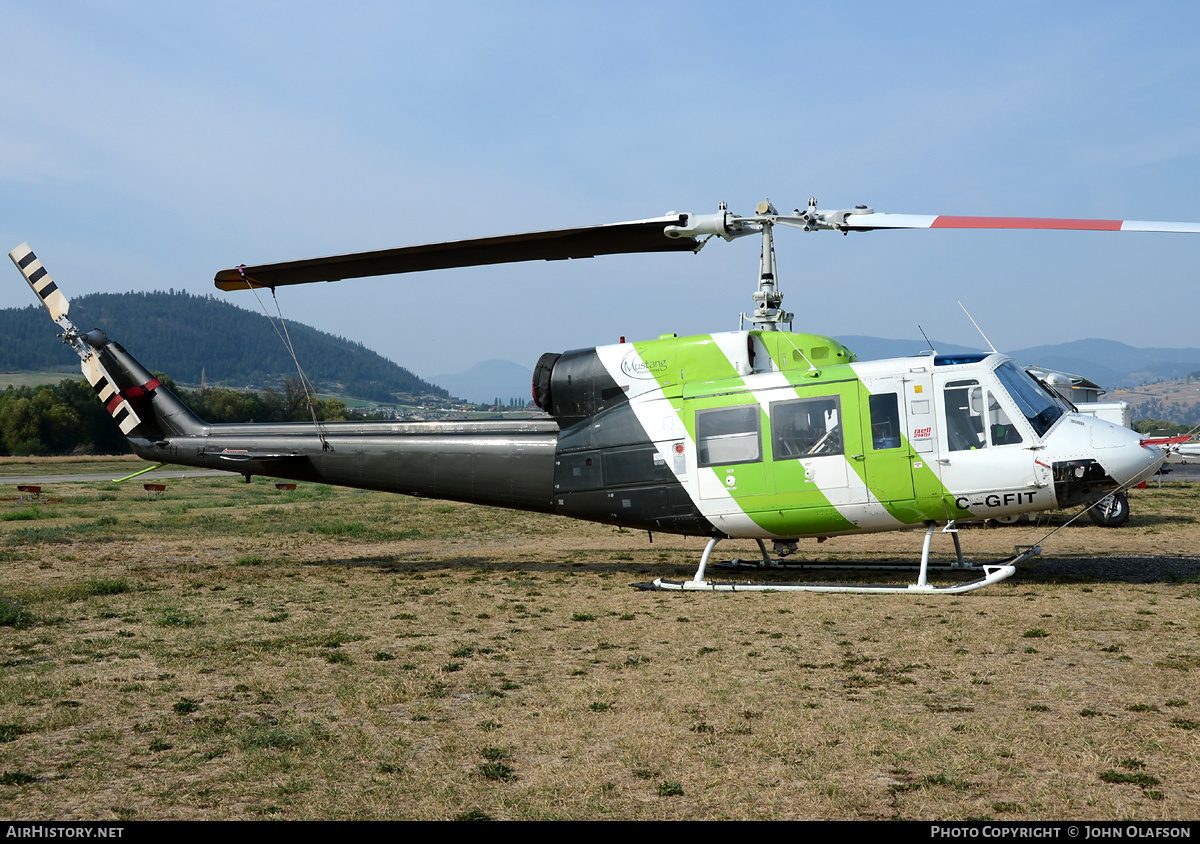 Aircraft Photo of C-GFIT | Bell 214B-1 Biglifter | Mustang Helicopters | AirHistory.net #171505