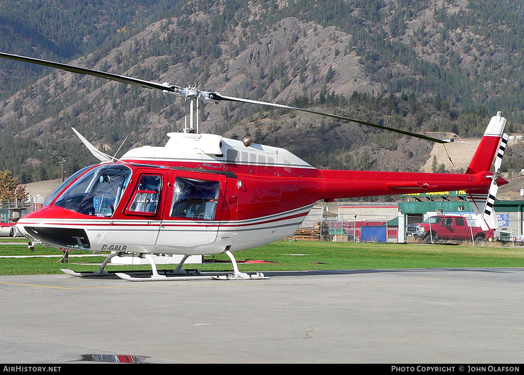 Aircraft Photo of C-GALR | Bell 206B JetRanger II | Alpine Helicopters | AirHistory.net #171526