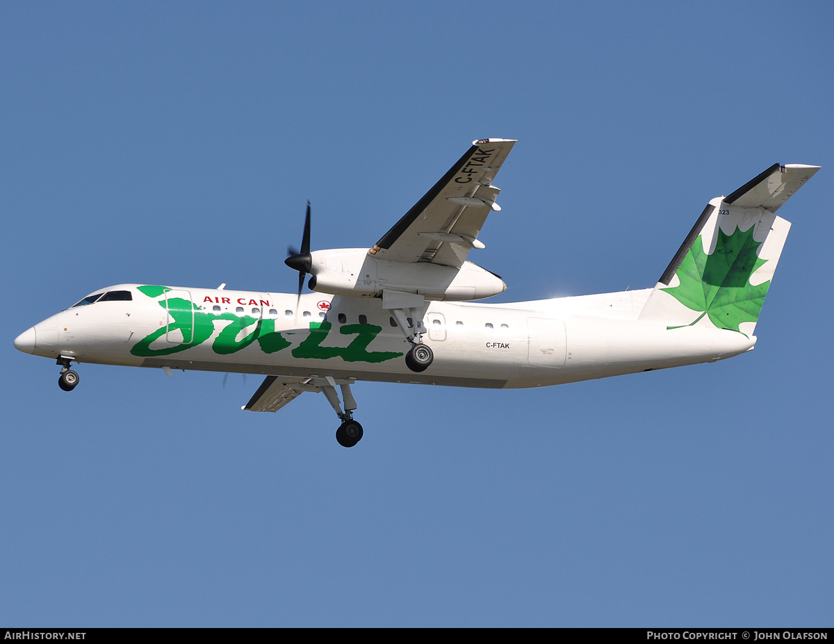 Aircraft Photo of C-FTAK | De Havilland Canada DHC-8-311 Dash 8 | Air Canada Jazz | AirHistory.net #171527