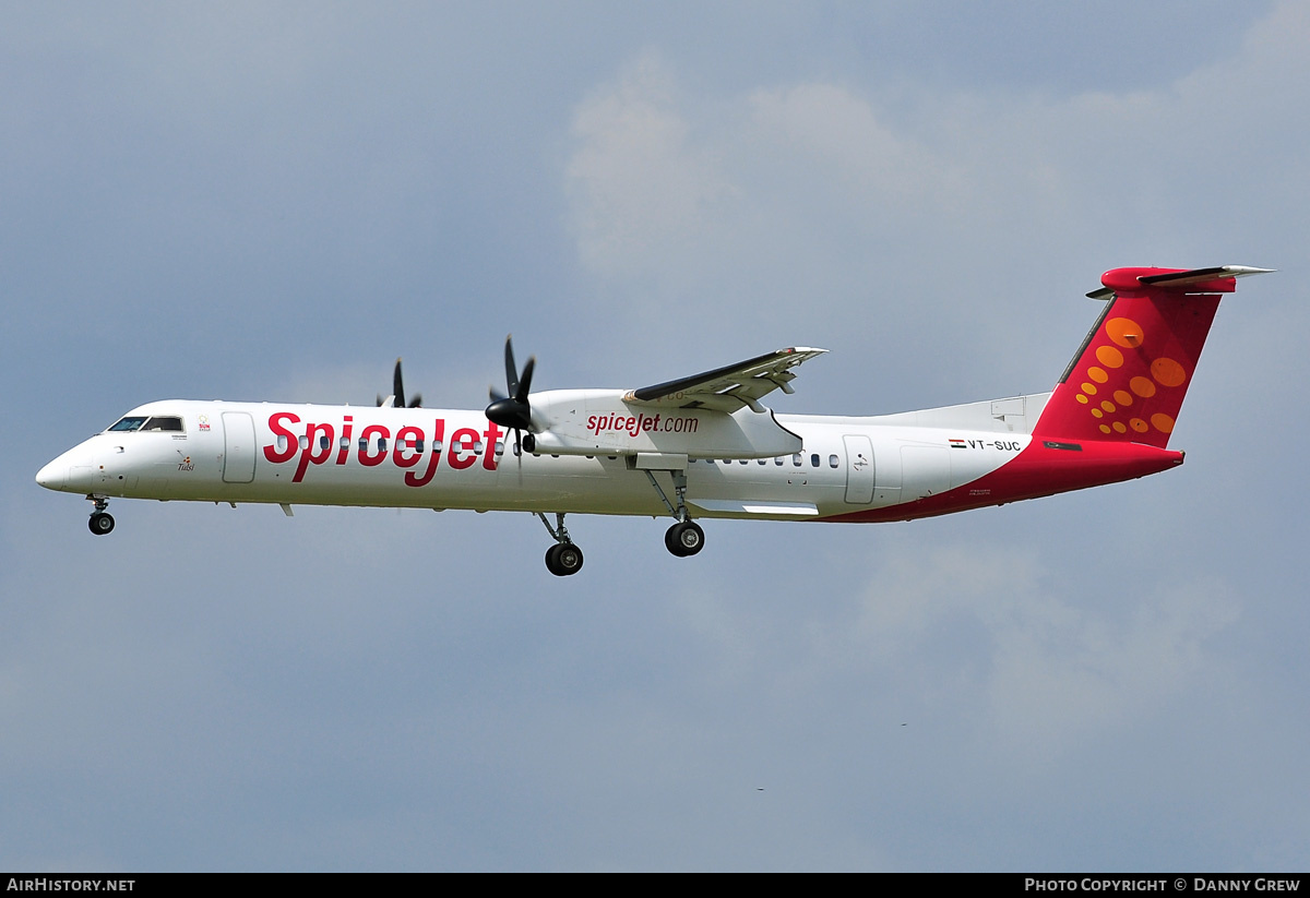 Aircraft Photo of VT-SUC | Bombardier DHC-8-402 Dash 8 | SpiceJet | AirHistory.net #171546