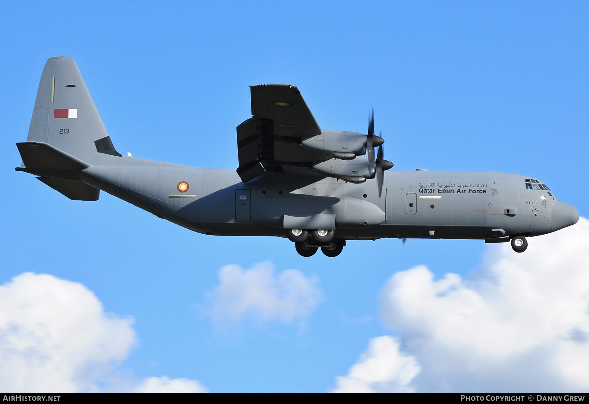 Aircraft Photo of 213 | Lockheed Martin C-130J-30 Hercules | Qatar - Air Force | AirHistory.net #171553