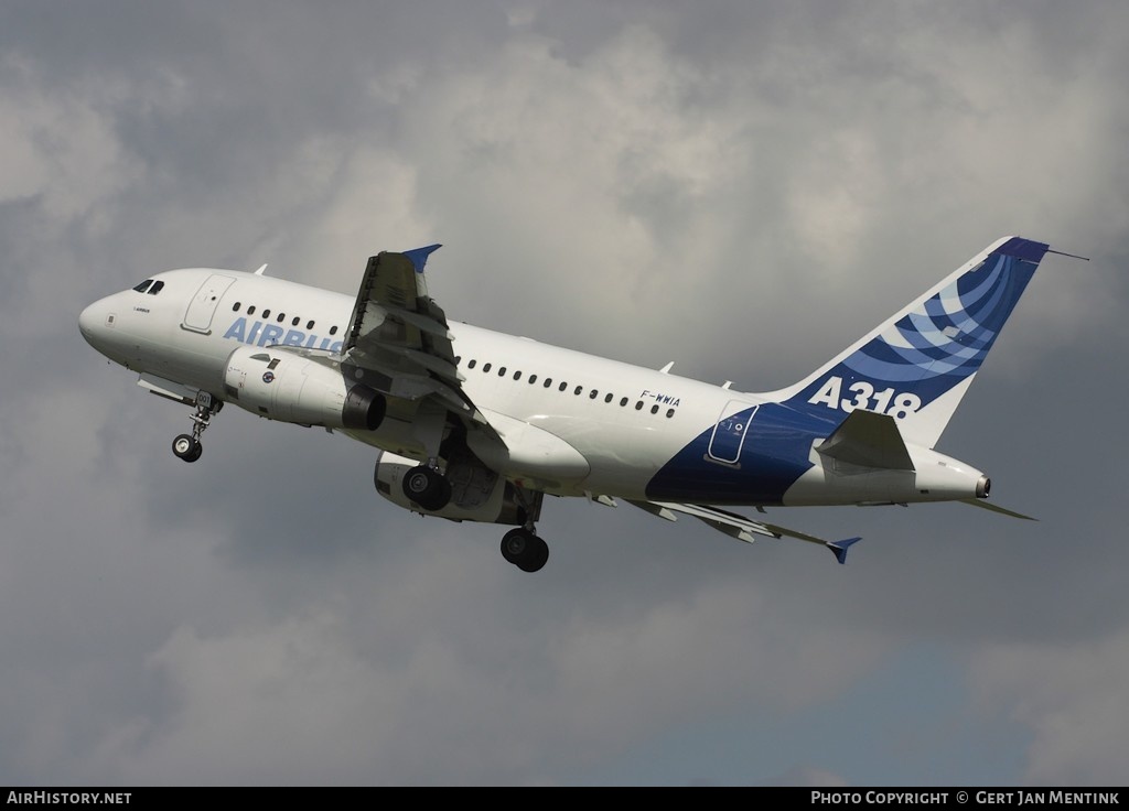 Aircraft Photo of F-WWIA | Airbus A318-121 | Airbus | AirHistory.net #171558