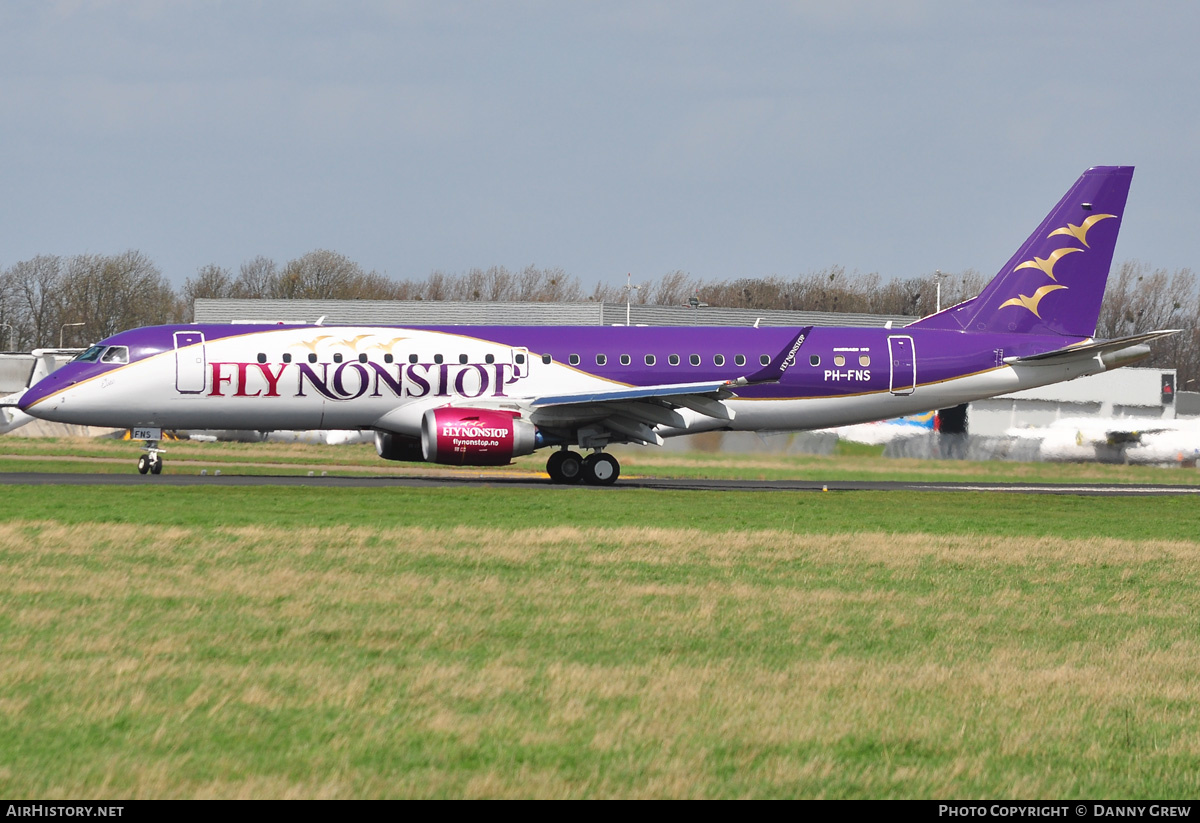 Aircraft Photo of PH-FNS | Embraer 190LR (ERJ-190-100LR) | FlyNonstop | AirHistory.net #171560