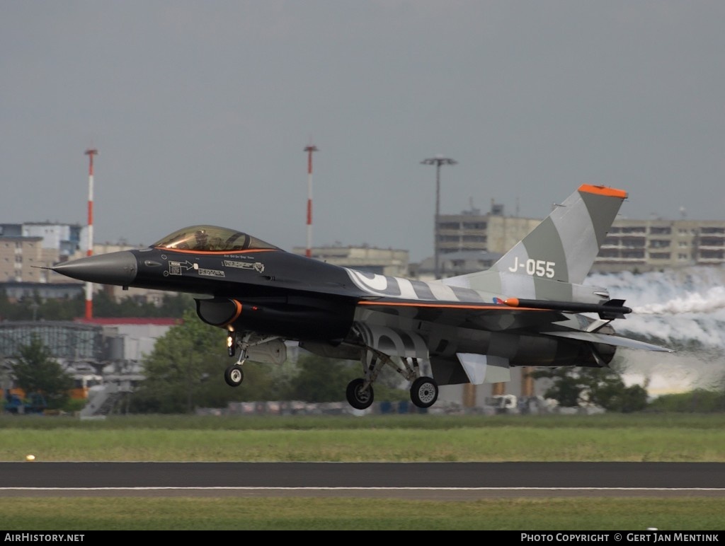 Aircraft Photo of J-055 | General Dynamics F-16AM Fighting Falcon | Netherlands - Air Force | AirHistory.net #171568
