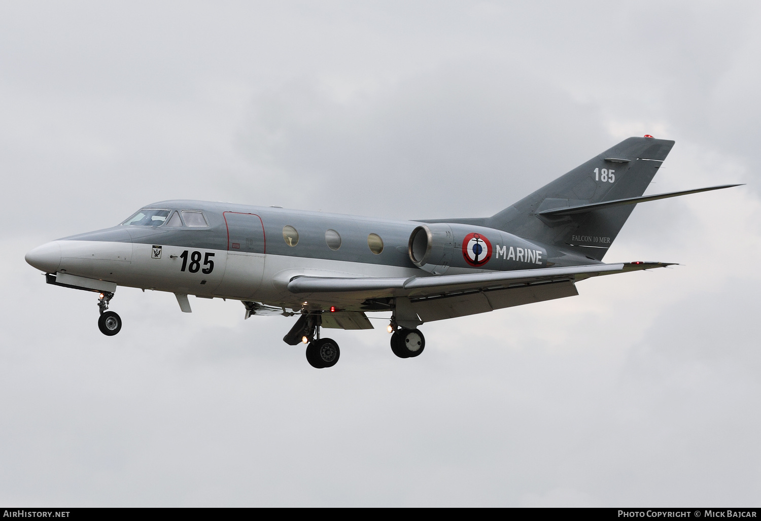 Aircraft Photo of 185 | Dassault Falcon 10MER | France - Navy | AirHistory.net #171586