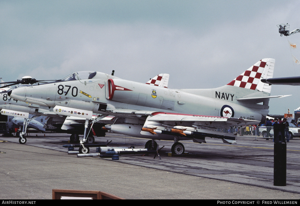 Aircraft Photo of N13-155051 | McDonnell Douglas A-4G Skyhawk | Australia - Navy | AirHistory.net #171589