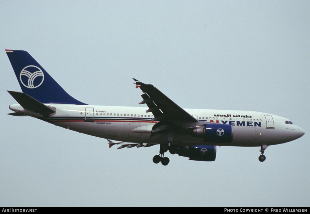 Aircraft Photo of F-ODSV | Airbus A310-304 | Alyemen Airlines | AirHistory.net #171594