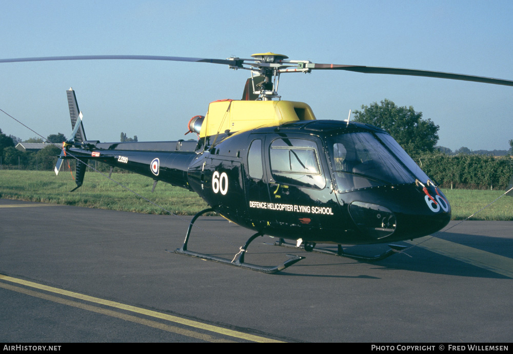 Aircraft Photo of ZJ260 | Eurocopter AS-350BB Squirrel HT1 | UK - Air Force | AirHistory.net #171596