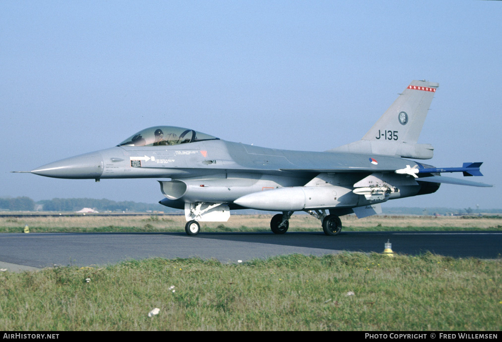 Aircraft Photo of J-135 | General Dynamics F-16A Fighting Falcon | Netherlands - Air Force | AirHistory.net #171599
