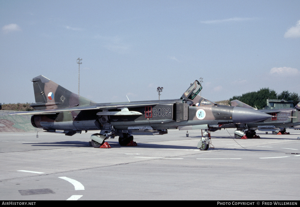 Aircraft Photo of 2402 | Mikoyan-Gurevich MiG-23ML | Czechoslovakia - Air Force | AirHistory.net #171614