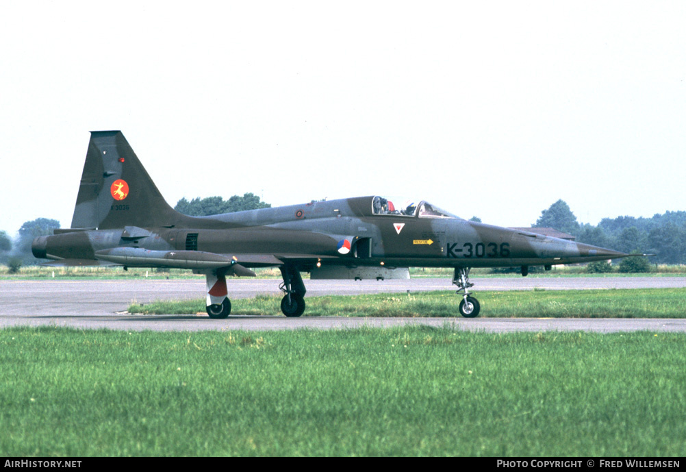 Aircraft Photo of K-3036 | Canadair NF-5A | Netherlands - Air Force | AirHistory.net #171621