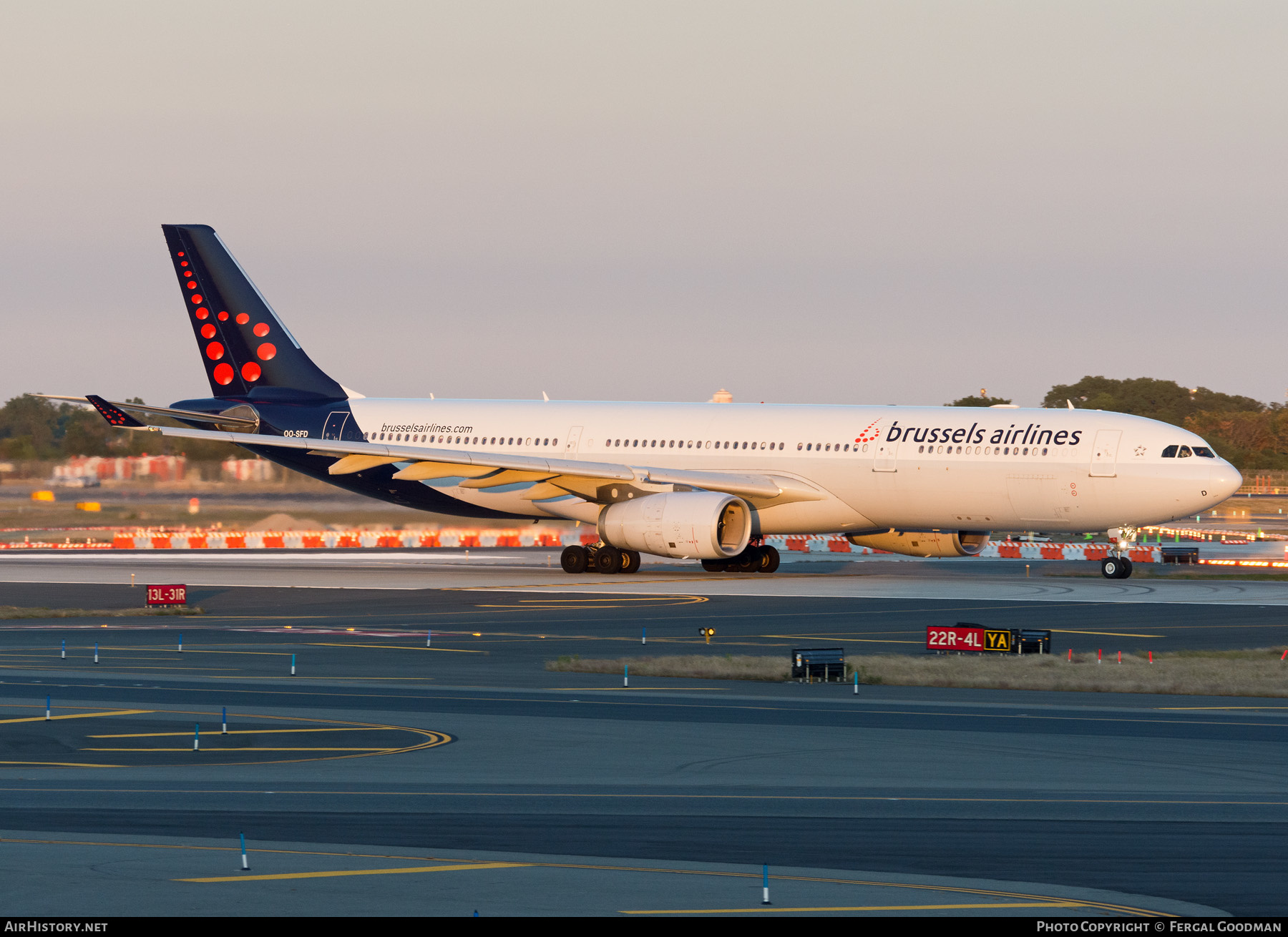 Aircraft Photo of OO-SFD | Airbus A330-342 | Brussels Airlines | AirHistory.net #171671