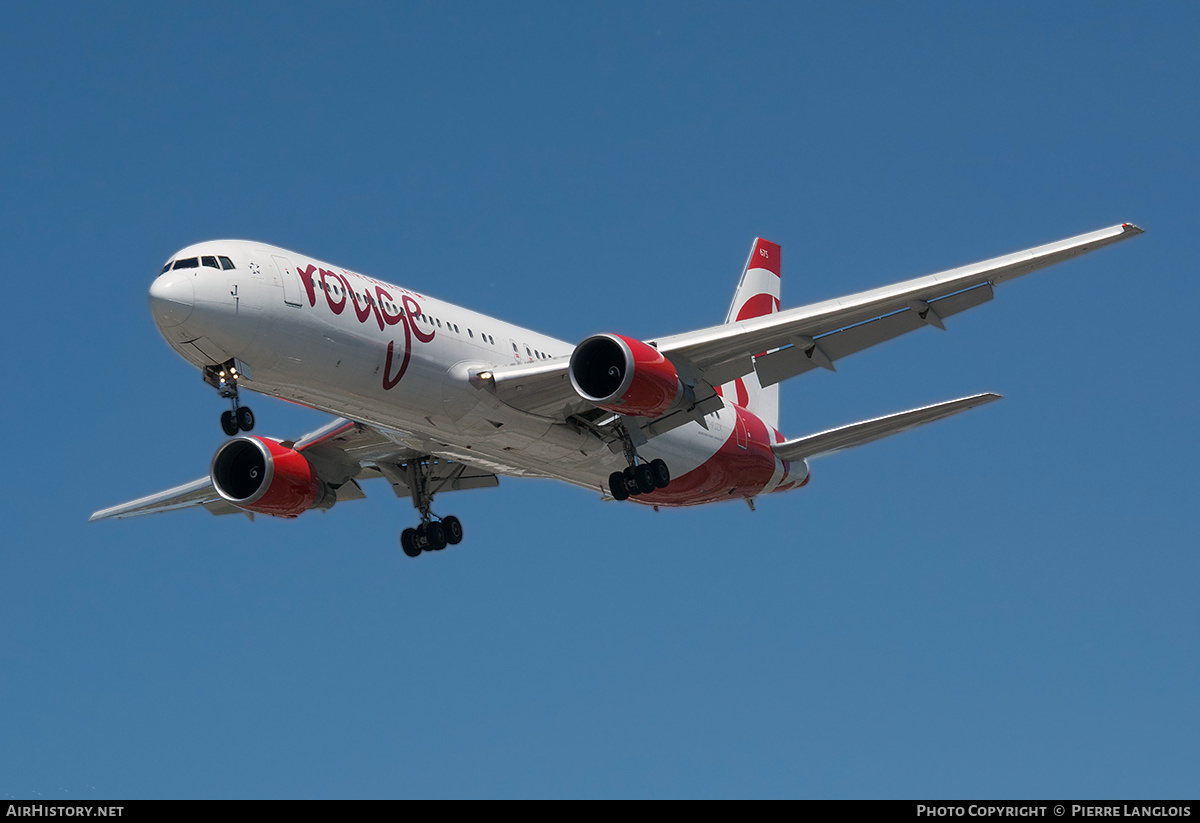 Aircraft Photo of C-FJZK | Boeing 767-3Q8/ER | Air Canada Rouge | AirHistory.net #171677