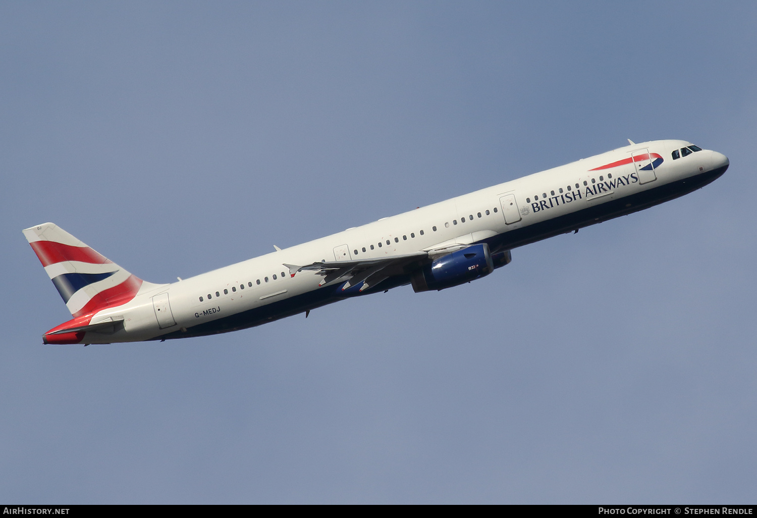 Aircraft Photo of G-MEDJ | Airbus A321-231 | British Airways | AirHistory.net #171682