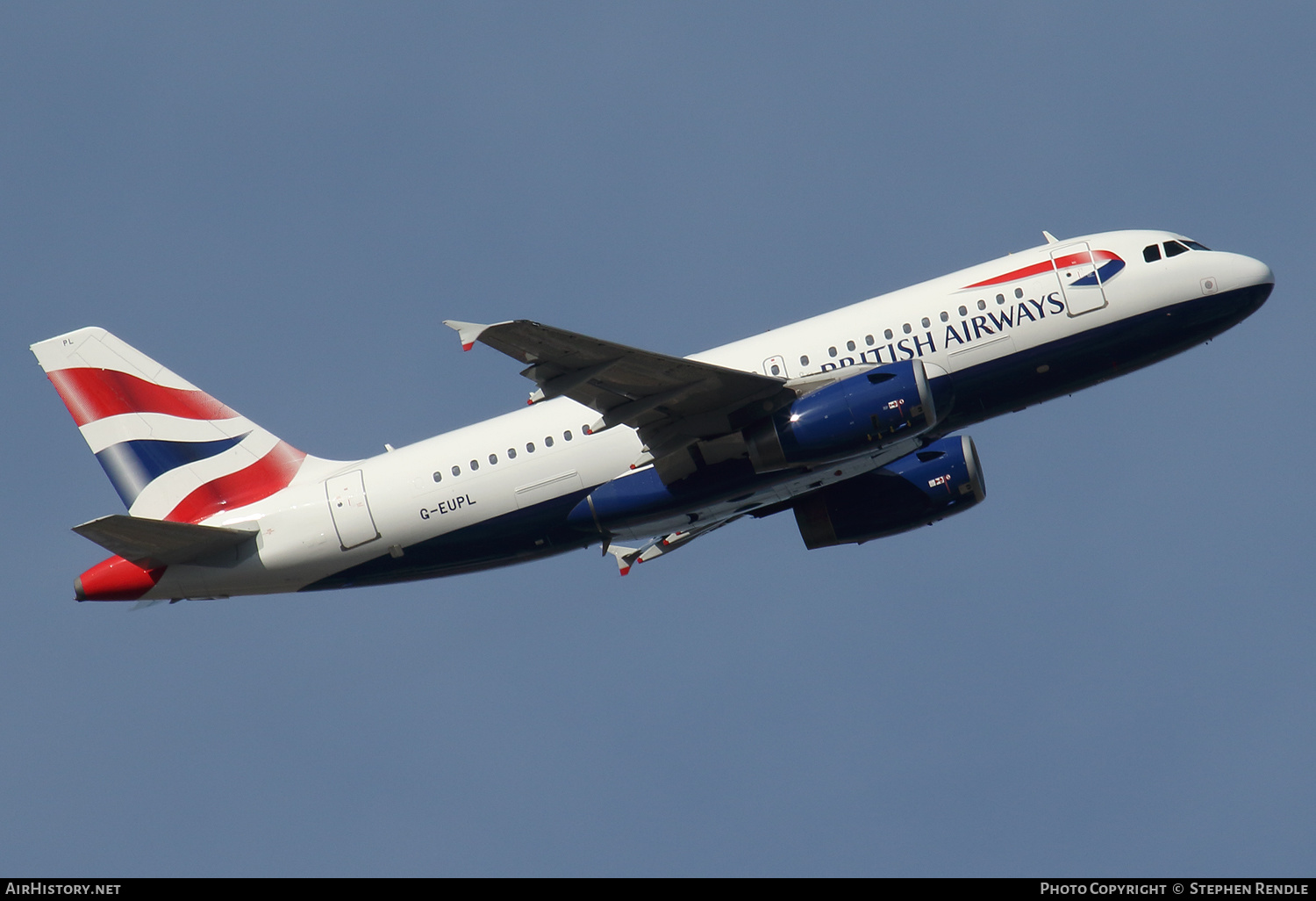 Aircraft Photo of G-EUPL | Airbus A319-131 | British Airways | AirHistory.net #171695