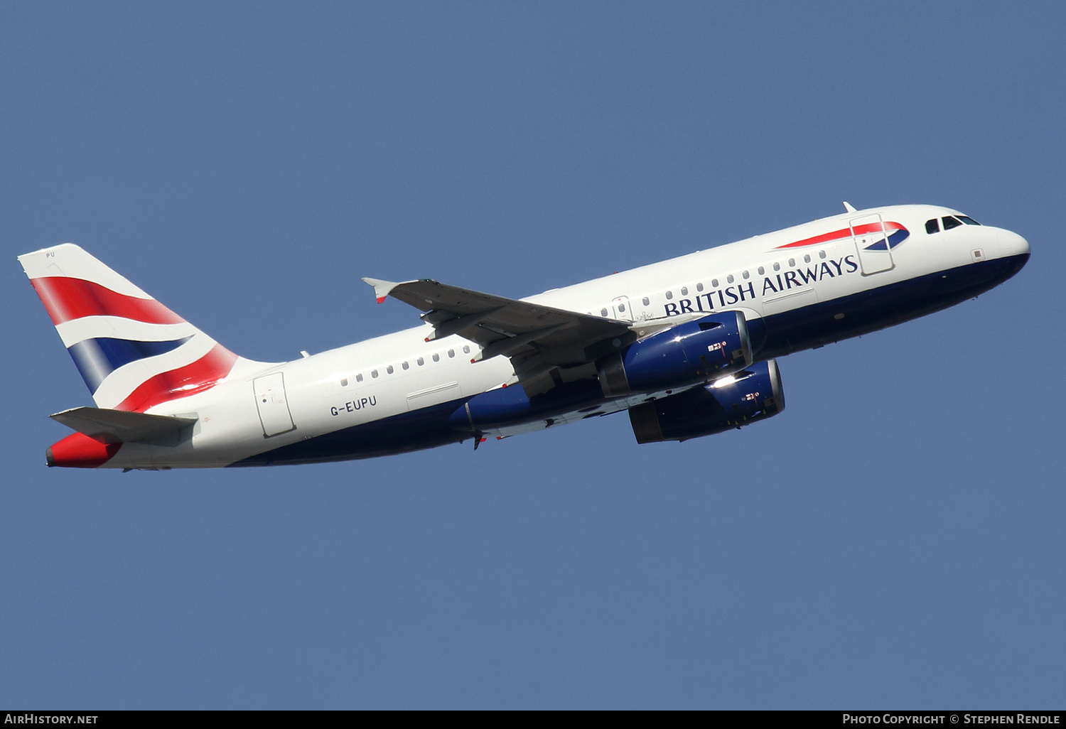 Aircraft Photo of G-EUPU | Airbus A319-131 | British Airways | AirHistory.net #171707