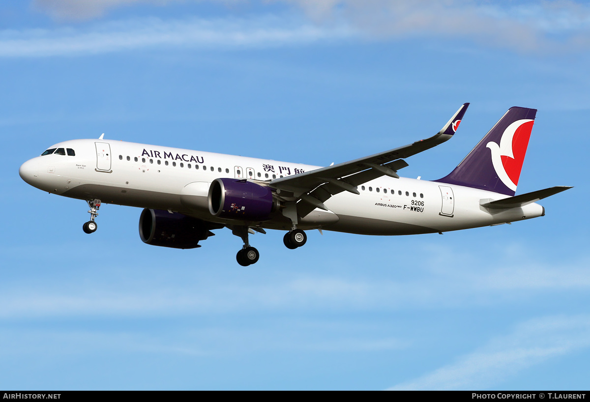 Aircraft Photo of F-WWBU | Airbus A320-271N | Air Macau | AirHistory.net #171724