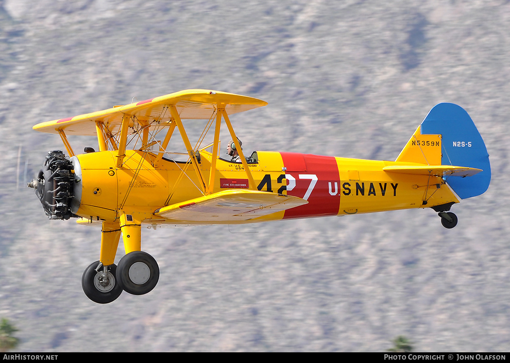 Aircraft Photo of N5359N | Boeing PT-13D Kaydet (E75) | AirHistory.net #171735