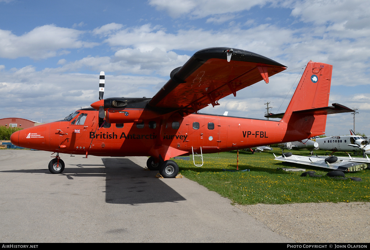 Aircraft Photo of VP-FBL | De Havilland Canada DHC-6-300 Twin Otter | British Antarctic Survey | AirHistory.net #171738