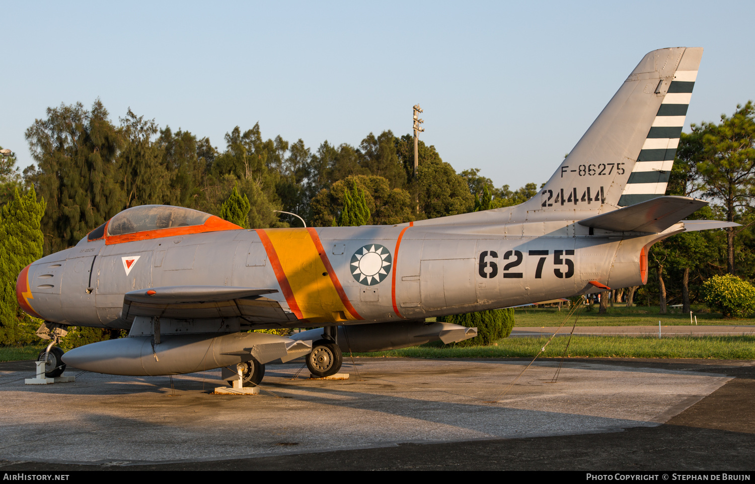 Aircraft Photo of F-86275 / 6275 | North American F-86F Sabre | Taiwan - Air Force | AirHistory.net #171747