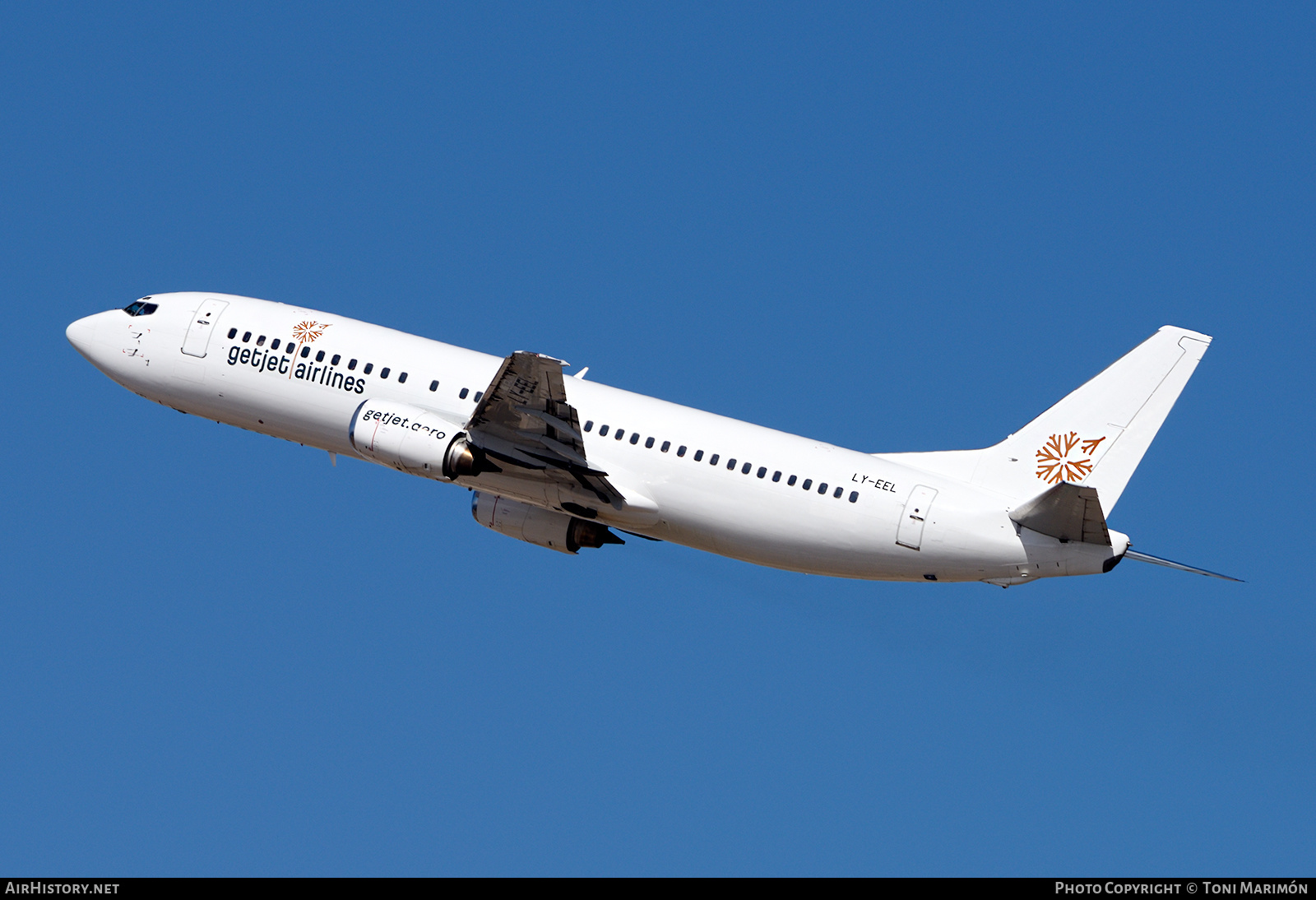 Aircraft Photo of LY-EEL | Boeing 737-46M | GetJet Airlines | AirHistory.net #171751