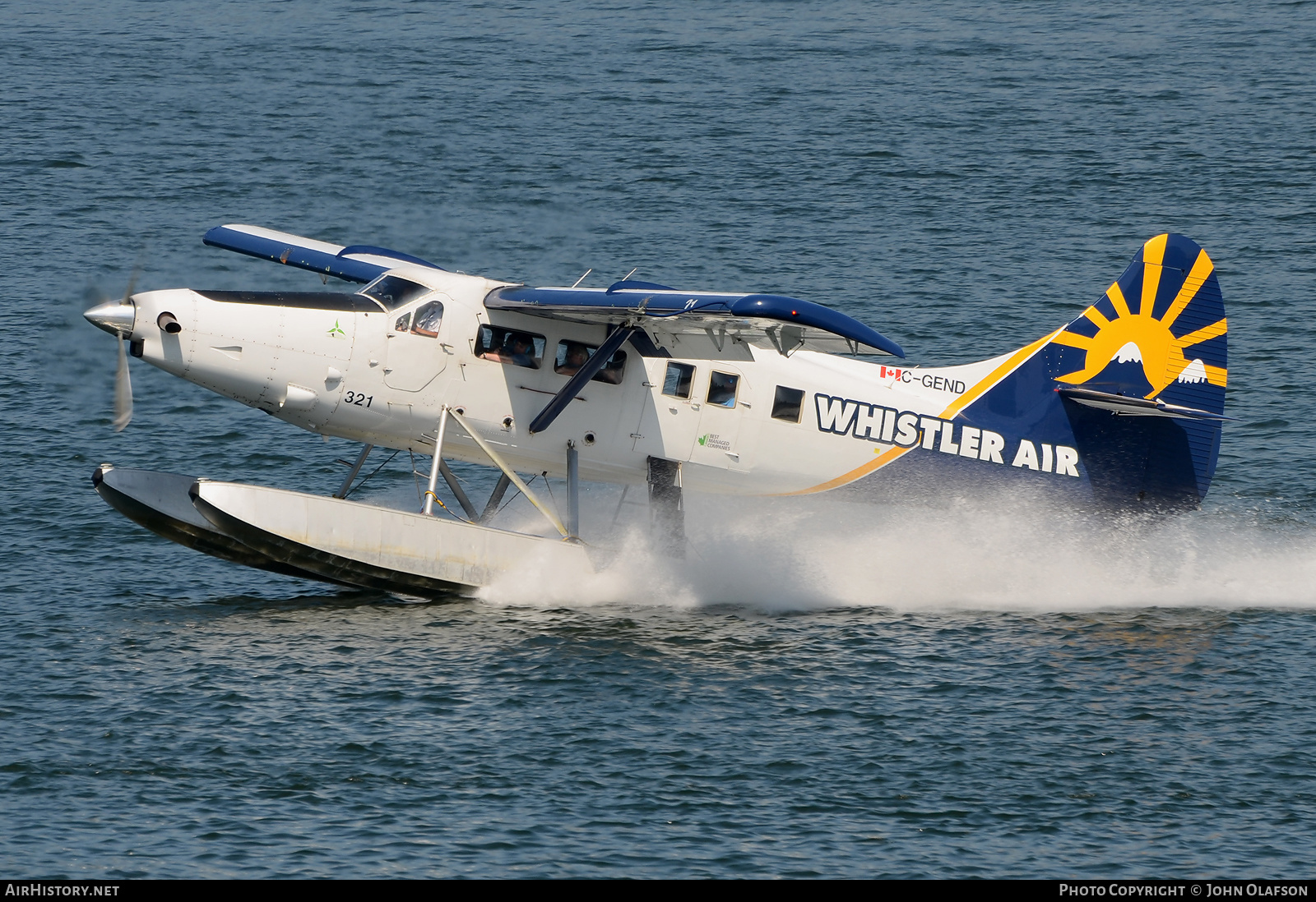 Aircraft Photo of C-GEND | Vazar DHC-3T Turbine Otter | Whistler Air | AirHistory.net #171754