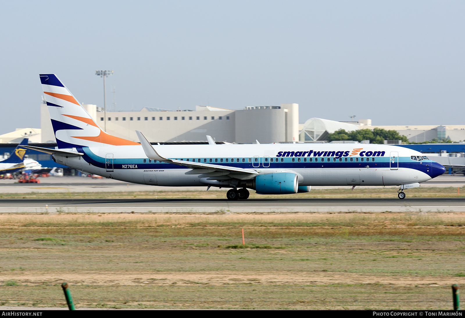 Aircraft Photo of N276EA | Boeing 737-8AL | Smartwings | AirHistory.net #171759
