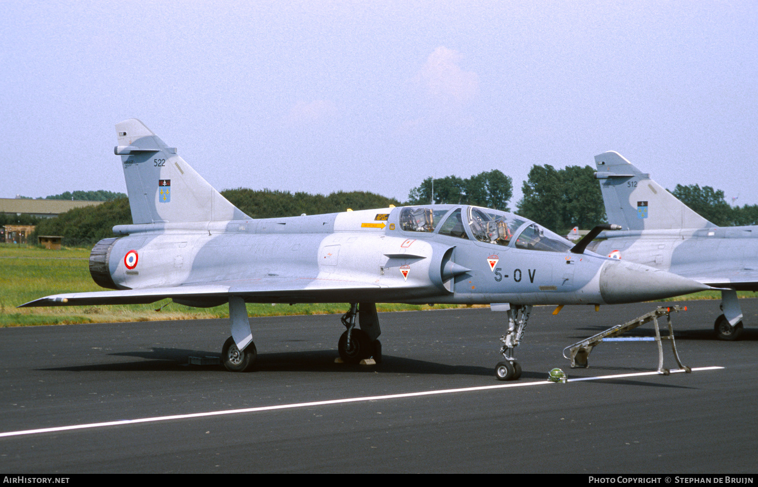 Aircraft Photo of 522 | Dassault Mirage 2000B | France - Air Force | AirHistory.net #171765