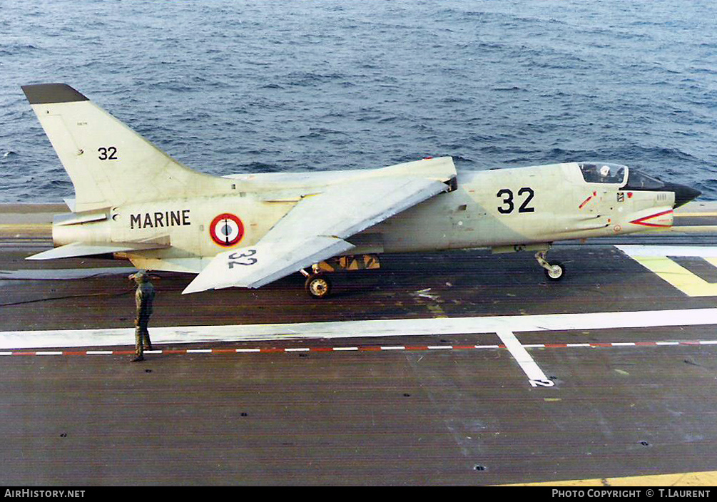 Aircraft Photo of 32 | Vought F-8E(FN) Crusader | France - Navy | AirHistory.net #171782