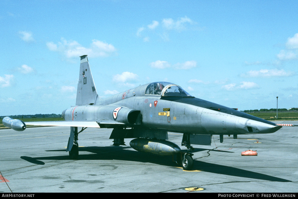 Aircraft Photo of 101 | Northrop RF-5A(G) Freedom Fighter | Norway - Air Force | AirHistory.net #171795
