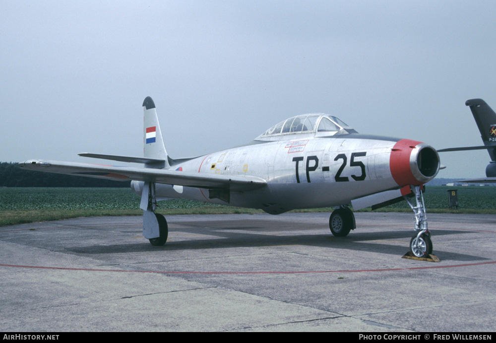 Aircraft Photo of K-6 | Republic F-84E Thunderjet | Netherlands - Air Force | AirHistory.net #171801