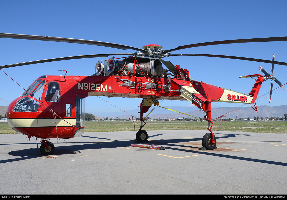 Aircraft Photo of N9125M | Sikorsky CH-54A Tarhe (S-64A) | Siller Helicopters | AirHistory.net #171820
