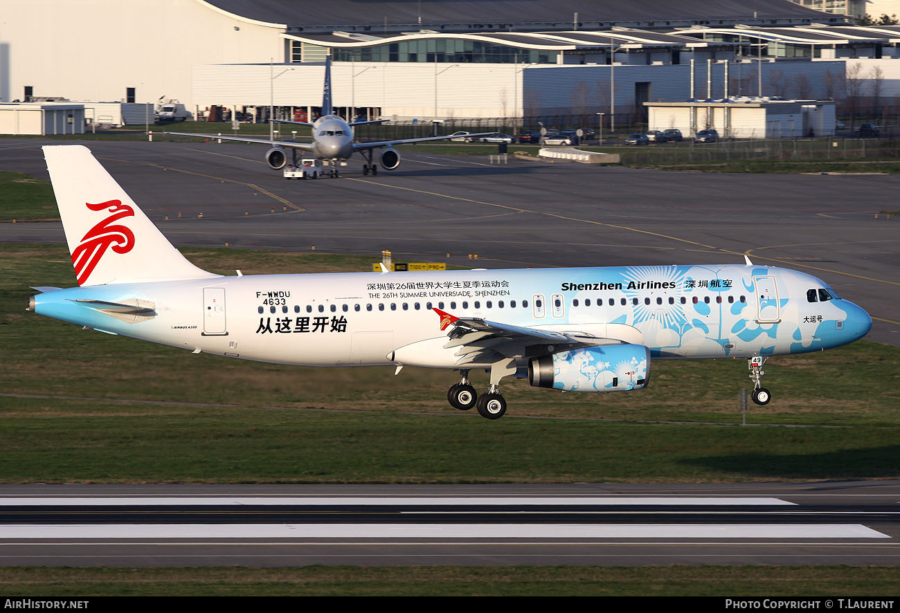 Aircraft Photo of F-WWDU | Airbus A320-232 | Shenzhen Airlines | AirHistory.net #171831