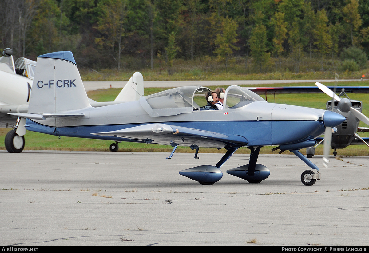 Aircraft Photo of C-FCRK | Van's RV-9A | AirHistory.net #171841
